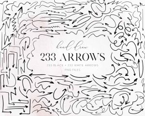 Black And White Arrows Clipart