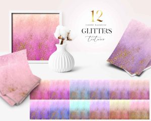 Ombre Glitters Textures