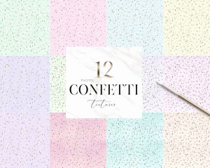 Pastel Confetti Textures