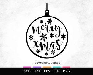 Free SVG Merry Xmas