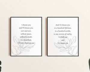 Love Sonnet Neruda Printable Set