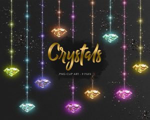 Free Crystals Clipart