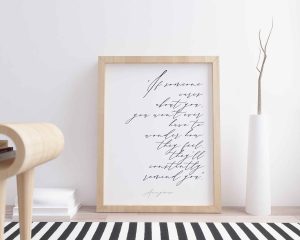 If One Man Digital Quote Print