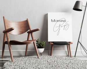 Moonlights Drowns Digital Black Quote Print