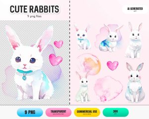 Cute Rabbit Clipart