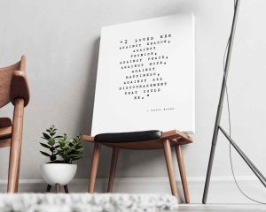I Love People Printable Wall Art Print