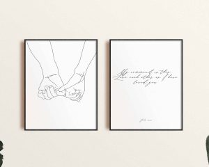 My Dear Digital Quote Wall Art