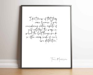 I Don’t Want To Make Digital Print Quote