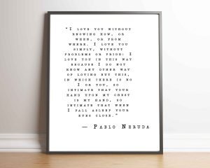 I Loved Her Printable Quote Print Set