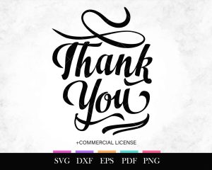 Free SVG Thank You