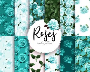 Free Mint Roses Patterns
