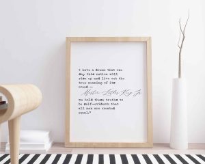 I Have A Dream Digital Quote Print