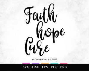 Free SVG Faith Over Fear