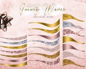 Free Luxury Waves Clipart