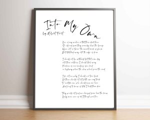 Invictus Poem Digital Quote Print