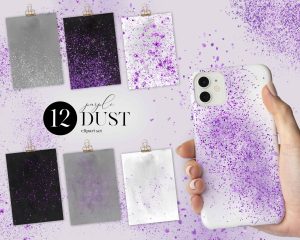 Purple Dust Clipart