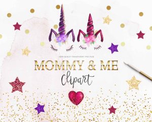 Free Mommy And Me Clipart