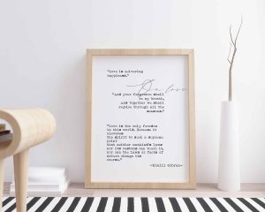 Keep Your Thoughts Positive Digital Quote Print