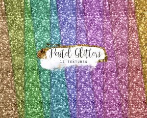 Free Pastel Glitters Textures