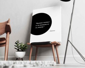 I Want To Stay Kurt Vonnegut Digital Quote Print