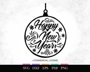 Free SVG Happy New Year