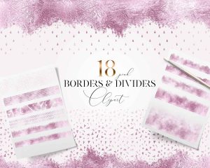 Pink Borders Clipart