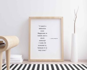 I Hope You Don’t Mind Digital Quote Print