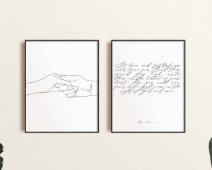 Let The Morning Bring Digital Quote Print