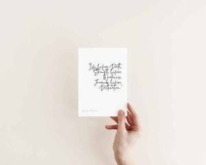 Life Is Fine Digital Quote Print