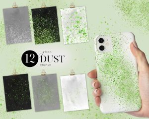 Green Dust Clipart