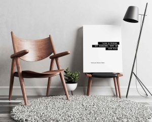 Life Is Fine Digital Quote Print