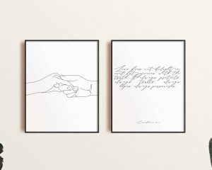 Love Does Not Delight Digital Quote Print