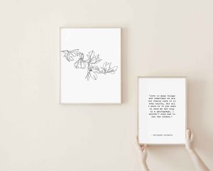 Love Is Or It Ain’t Digital Quote Wall Print