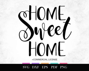 Free SVG Home Sweet Home