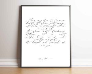 Love Is Patient Set Digital Print