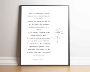 Love Is Patient Set Digital Print