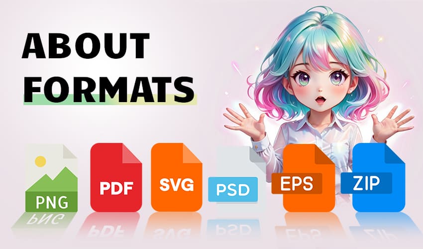 About popular file formats on cutergb