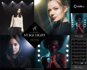 Stage Light Photo Overlays