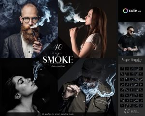Vape Smoke Photo Overlays