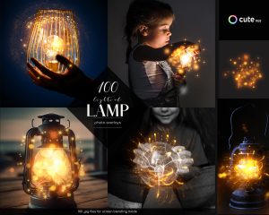 Light Of Lamp Photo Overlays Clipart