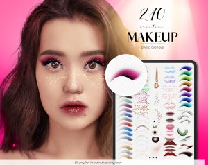 Creative Makeup Photo Overlays Clipart