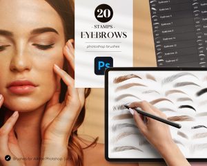 Eyebrows Stamps Photoshop Brushes