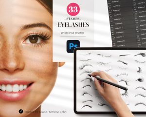 Eyelashes Photoshop Brushes