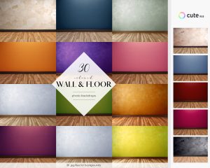 Colored Wall and Floor Photo Overlays