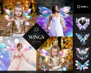 Fairy Wings Photo Overlays