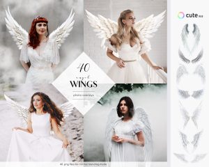 Angel Wings Photo Overlays