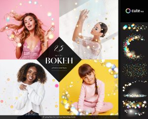 Mix Bokeh Photo Overlays