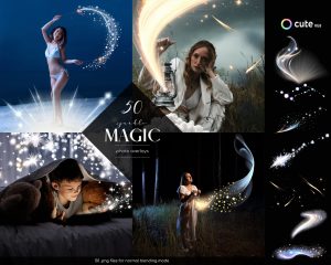 Sparkle Magic Photo Overlays