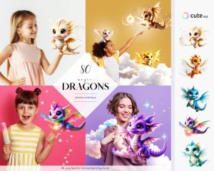 Magic Dragons Photo Overlays