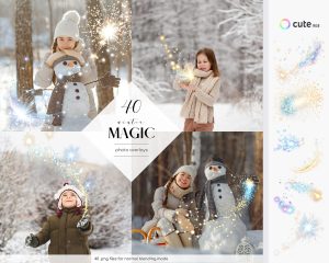 Winter Magic Photo Overlays